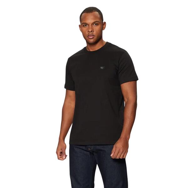 Αντρικό T-shirt Calvin Klein Woven Label Regural Black J30J327100-BEH