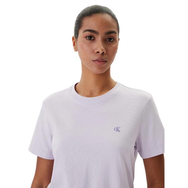 Γυναικείο T-Shirt Calvin Klein Archive Jersey Crew Tee EU Tuscan Island Lilac LV047B224G-3OQ