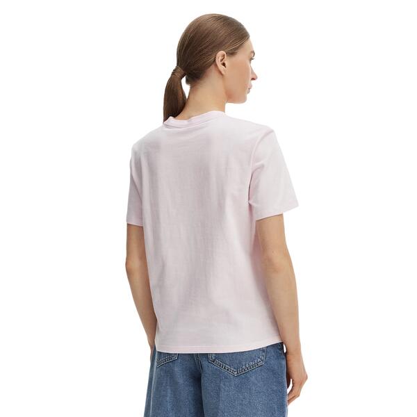 Γυναικείο T-shirt Calvin Klein Ss Classic Ck Nyc Logo Tee Cradle Pink LV047F810G-8Z6