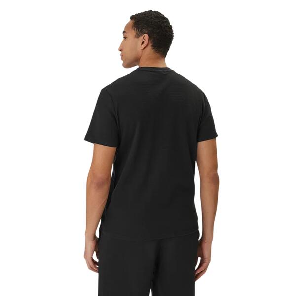 Ανδρικό T-Shirt Calvin Klein Ss Waffle Badge Crewnk Tee Black LV04RD008G-UB1