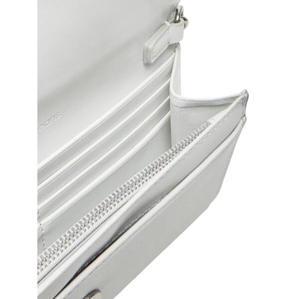 Γυναικείο Πορτοφόλι Calvin Klein Sculpted Long Fold Strap Wallet Sky Gray LV04K1006G-GN9