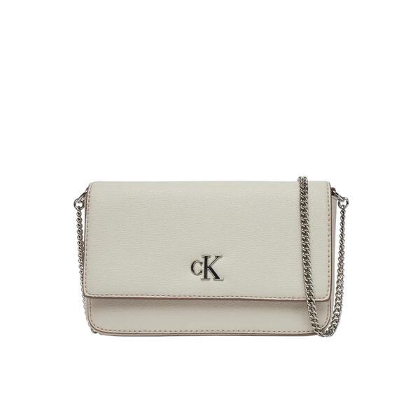 Γυναικεία Τσάντα Χιαστί Calvin Klein Minimal Monogram Ew Flap Ph Cb19 Wind Chime LV04K1027G-WGY