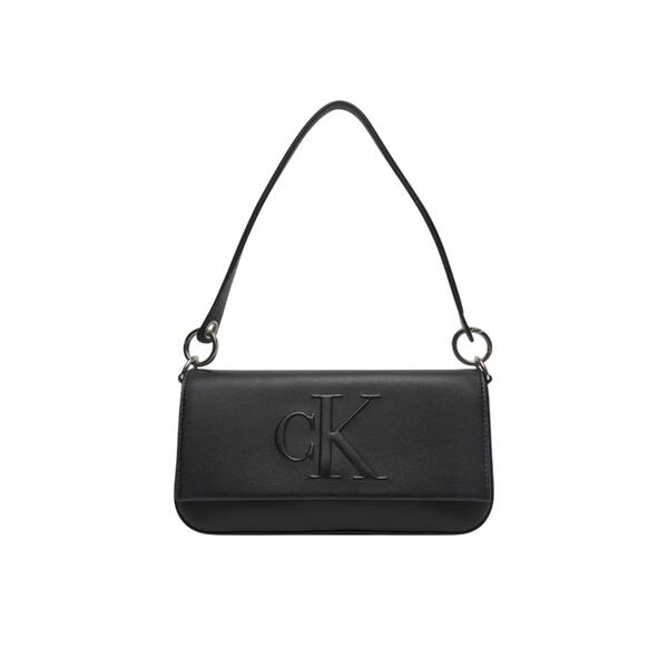 Γυναικεία Τσάντα Ώμου Calvin Klein Sculpted Flap Shoulder Pouch25 Black LV04K3148G-UB1