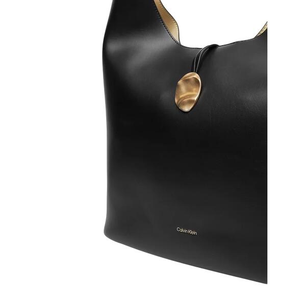 Γυναικεία Τσάντα Ώμου Calvin Klein Stn Lck Slchy Lrg Sh Black LV04K3149G-UB1