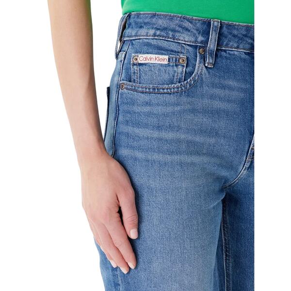 Γυναικείο Jean Calvin Klein Jeans Hgh Rr Strght Indigo Channel LV047B913G-YCCRG