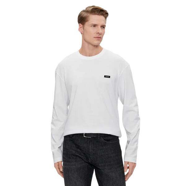 Αντρική Μπλούζα Calvin Klein Cotton Comfort Ls White K10K111847-YAF