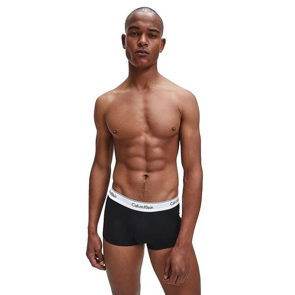 Ανδρικό Εσώρουχο Calvin Klein Low Rise Trunk 3pk Black White Grey Heather 0000U2664G-998