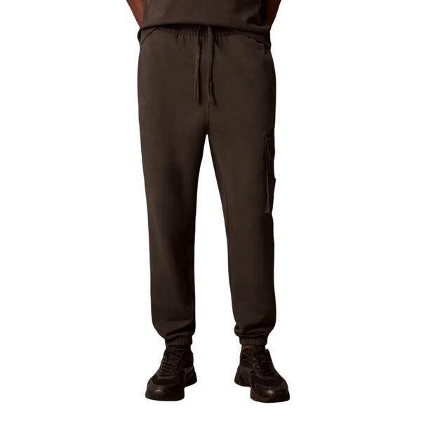 Ανδρική Φόρμα Calvin Klein Eu 350Terry Badge Jogger Pirate Black LV04RJ204G-8MN