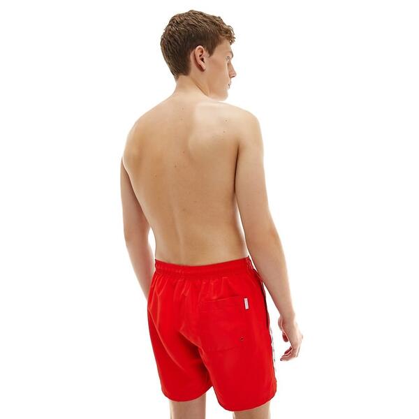 Ανδρικό Μαγιό Calvin Klein Medium Drawstring Fierce Red KM0KM00573-XND