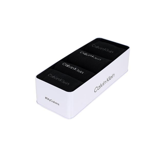 Ανδρικές Κάλτσες Calvin Klein Ck Men 4p Tin Giftbox Black Combo 701219836-001
