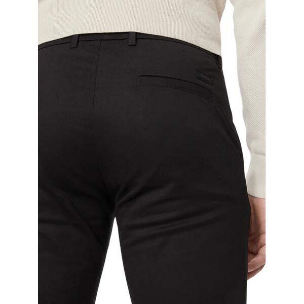 Αντρικό Παντελόνι Calvin Klein Sateen Stretch Slim Chino Black K10K113429-BEH32