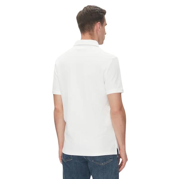 Ανδρικό Polo Calvin Klein Ss Rfnd Pq Tppd Clss Bright White LV04LC239G-YAF