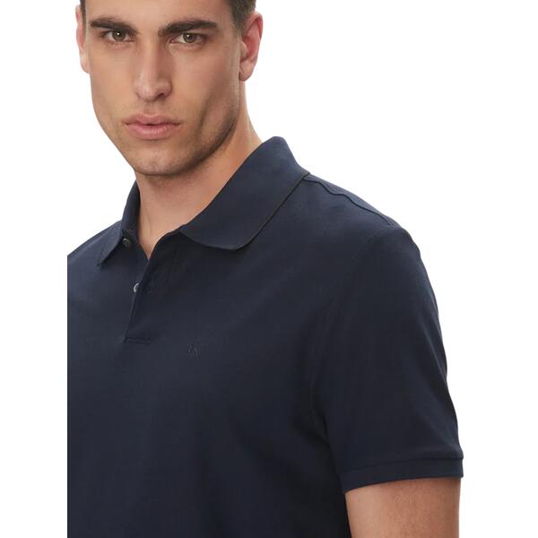 Ανδρικό Polo Calvin Klein Ss Rfnd Pq Tppd Clss Dark Sapphire LV04LC239G-CEF