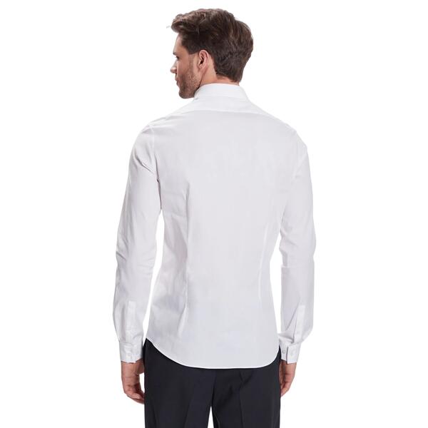 Ανδρικό Πουκάμισο Calvin Klein Hidden Placket Extra Slim White K10K109891-0K4