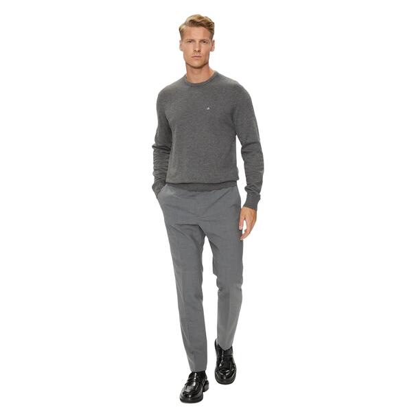 Αντρικό Πουλόβερ Calvin Klein Cotton Silk Blend Cn Dark Grey K10K113549-P4E