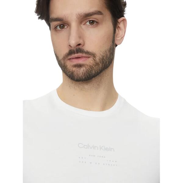 Ανδρικό T-Shirt Calvin Klein Raised Editorial Logo Bright White K10K114172-YAF