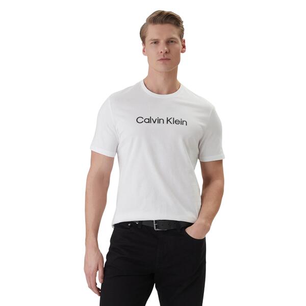 Ανδρικό T-Shirt Calvin Klein 30s Eu Wholesale E Sportswear Grap Bright White LV04LF809G-YAF