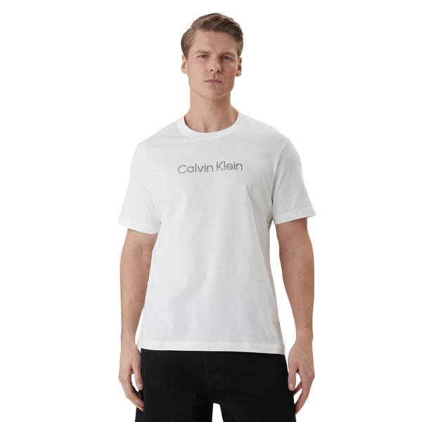 Ανδρικό T-Shirt Calvin Klein 30s Eu Wholesale E Sportswear Grap Bright White LV04LF813G-YAF