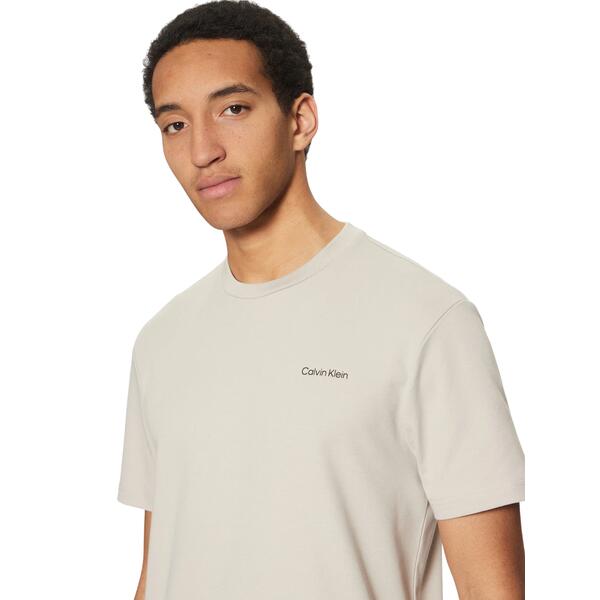 Ανδρικό T-Shirt Calvin Klein Micro Logo Interlock Dove K10K109894-PBQ