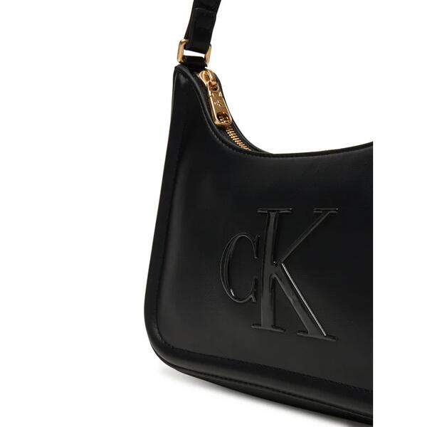 Γυναικεία Τσάντα Calvin Klein Raised Ck Small Shoulder Bag Black LV04F3230G-UB1