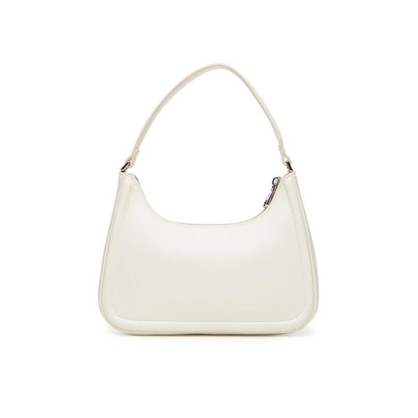 Γυναικεία Τσάντα Ώμου Calvin Klein Raised Ck Small Shoulder Bag Lily White LV04F3230G-FUP