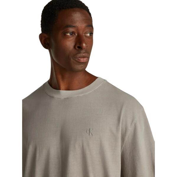 Αντρικό T-shirt Calvin Klein Washed Puff Print Rock Ridge J30J327078-PEO