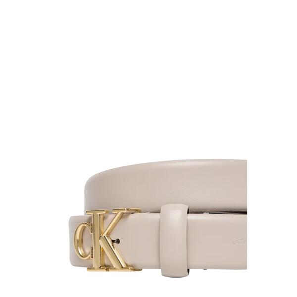 Γυναικεία Ζώνη Calvin Klein Ck Buckle 30mm Fixed Belt Chateu / Antique Light Gold LV04F7054G-2X7