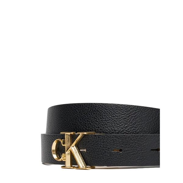 Γυναικεία Ζώνη Calvin Klein Facted Ck Buckle 25mm REi»?V ADJ M Black / Chateu LV04F7044G-YIJ
