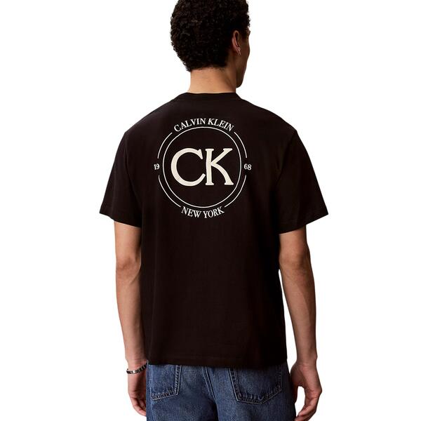 Ανδρικό T-shirt Calvin Klein 20s April  Graphic Seasonal Fashion Black LV04RE825G-UB1