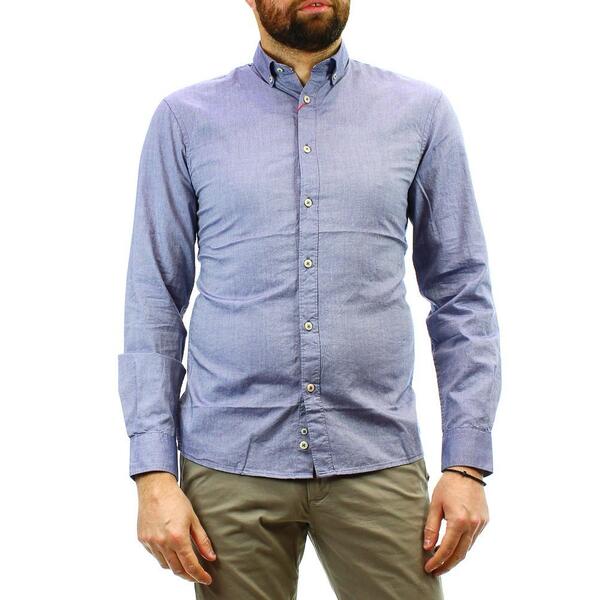 Ανδρικό Πουκάμισο Celio Napinpoint Navy NAPINPOINT-NAVY