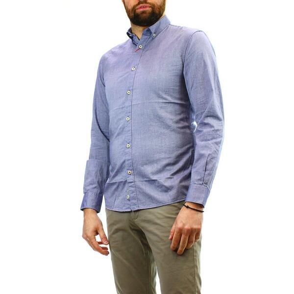 Ανδρικό Πουκάμισο Celio Napinpoint Navy NAPINPOINT-NAVY