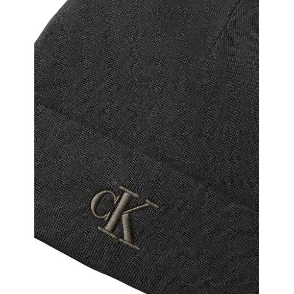 Ανδρικός Σκούφος Calvin Klein Ck Fine Rib Beanie Beluga LV04D8020G-PAR