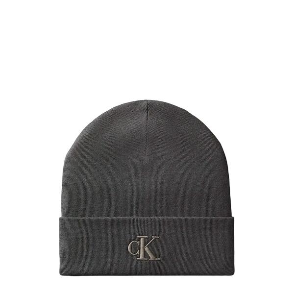 Ανδρικός Σκούφος Calvin Klein Ck Fine Rib Beanie Beluga LV04D8020G-PAR