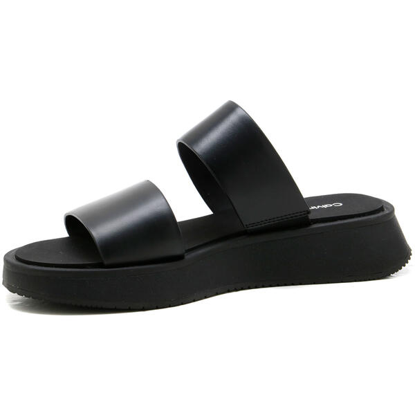 Γυναικείες Παντόφλες Calvin Klein Sandal Slide Double Strap Triple Black YW0YW01694-0GJ