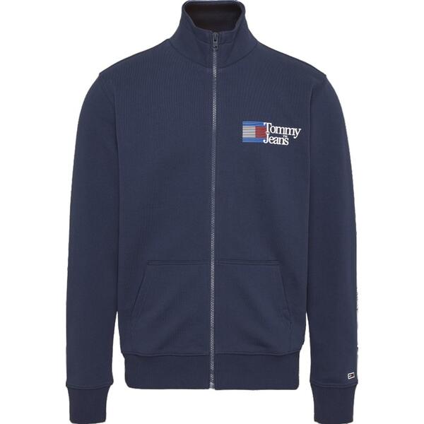 Ανδρική Ζακέτα Tommy Jeans Tjm Reg Entry Full Zip Twilight Navy DM0DM15690-C87