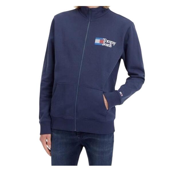 Ανδρική Ζακέτα Tommy Jeans Tjm Reg Entry Full Zip Twilight Navy DM0DM15690-C87