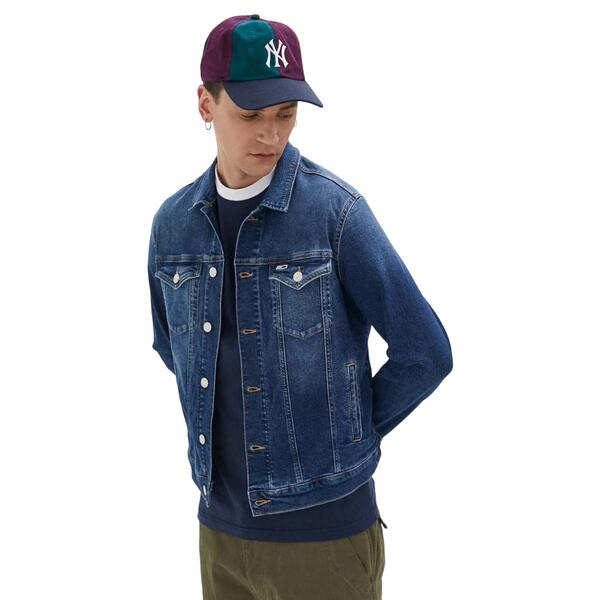 Ανδρικό Jacket Tommy Jeans Regural Trucker Jkt Bg1157 Denim Dark DM0DM16174-1BK