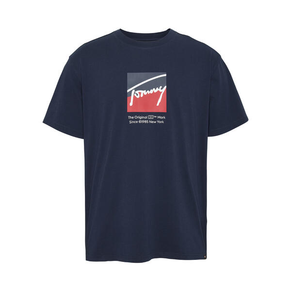 Ανδρική Μπλούζα Tommy Jeans TJM REG RWB DNA TEE Dark Night Navy DM0DM18524-C1G