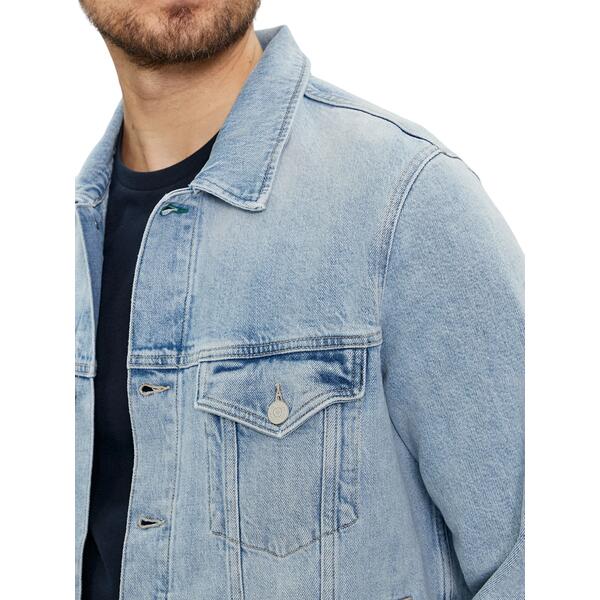 Ανδρικό Μπουφάν Tommy Jeans Ryan Rglr Trckr Jckt Bh6110 Ext Denim Light DM0DM18778-1AB