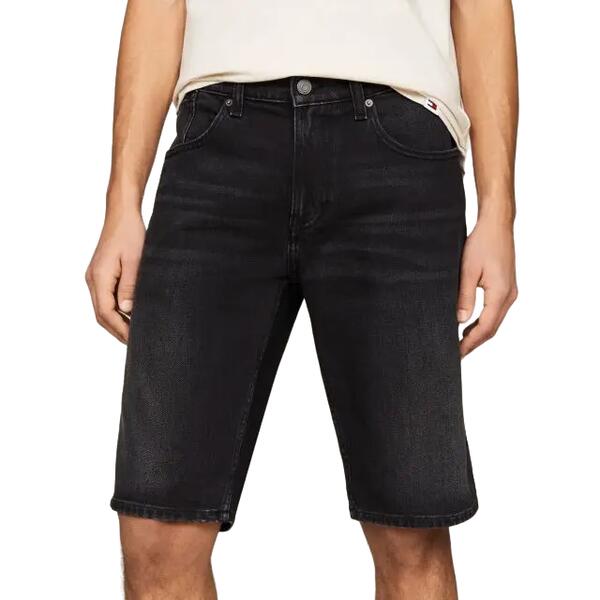 Ανδρικό Σορτς Tommy Jeans Ronnie Short Bh0188 Denim Black DM0DM18784-1BZNI
