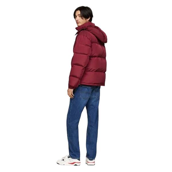 Αντρικό Μπουφάν Tommy Jeans Alaska Puffer Ext Deep Rouge DM0DM19537-VLP