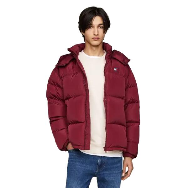 Αντρικό Μπουφάν Tommy Jeans Alaska Puffer Ext Deep Rouge DM0DM19537-VLP