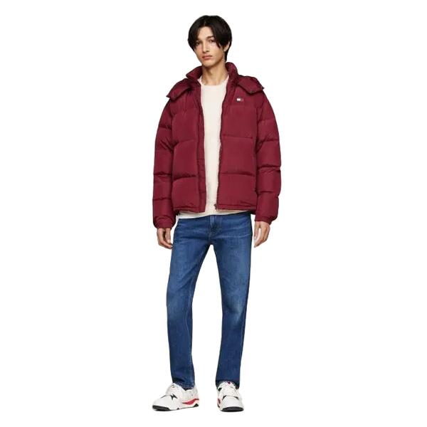 Αντρικό Μπουφάν Tommy Jeans Alaska Puffer Ext Deep Rouge DM0DM19537-VLP