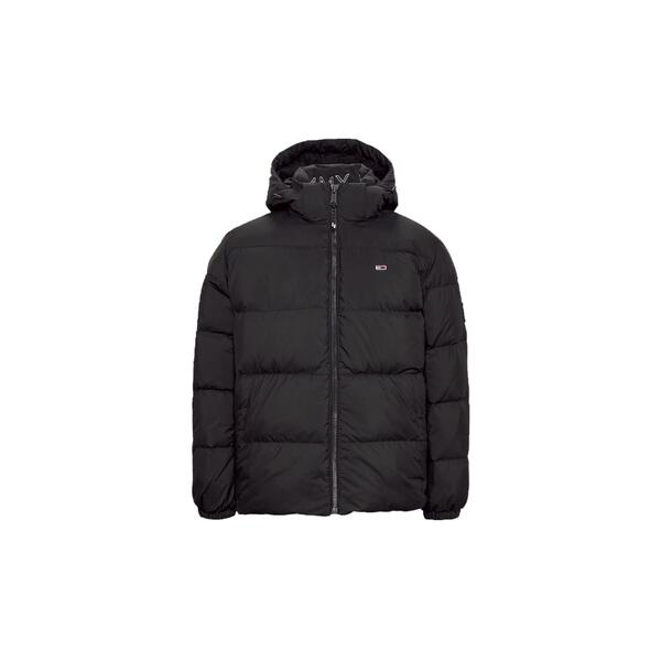 Aνδρικό Μπουφάν Τommy Jeans Tjm Essential Down Jacket Ext Black DM0DM19786-BDS Aνδρικό Μπουφάν Τommy Jeans Tjm Essential Down Jacket Ext Black DM0DM19786-BDS