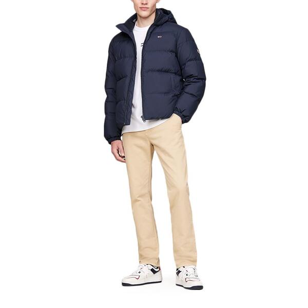 Aνδρικό Μπουφάν Τommy Jeans Tjm Essential Down Jacket Ext Dark Night Navy DM0DM19786-C1G