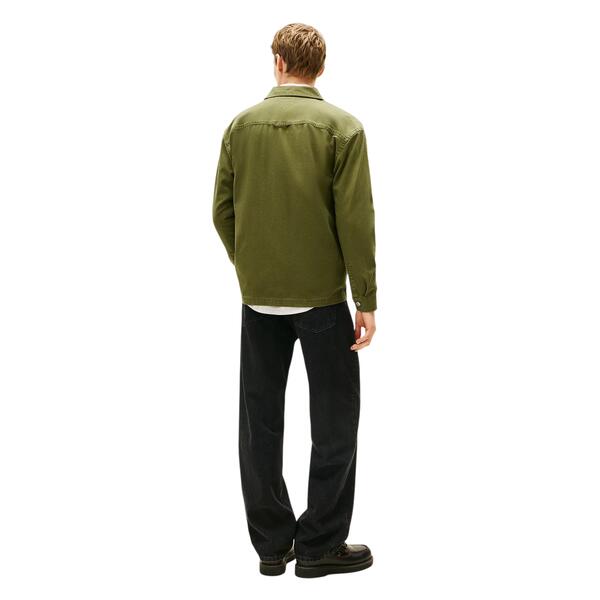 Ανδρικό Πουκάμισο Tommy Jeans Essential Overshirt Ext Dark Greenery DM0DM20236-GY1