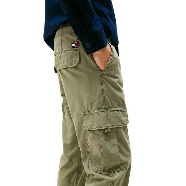 Ανδρικό Παντελόνι Cargo Tommy Jeans Ryan Cargo Aruba Green DM0DM20284-MR632