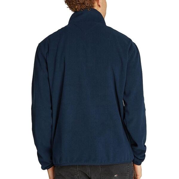 Ανδρικό Φούτερ Tommy Jeans Tjm Reg S Flag Polar 1/4 Zip Dark Night Navy DM0DM20508-C1G