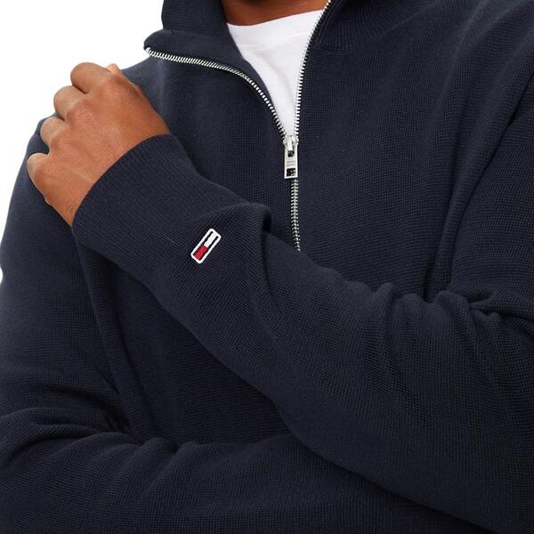 Αντρικό Πουλόβερ Tommy Hilfiger Reg Half Zip Dark Night Navy DM0DM20596-C1G
