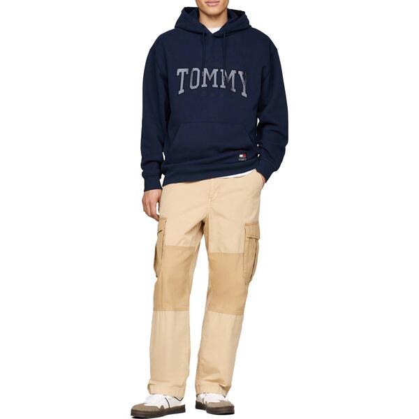 Αντρικό Φούτερ Tommy Jeans Rlx Glitter Dark Night Navy DM0DM20601-C1G